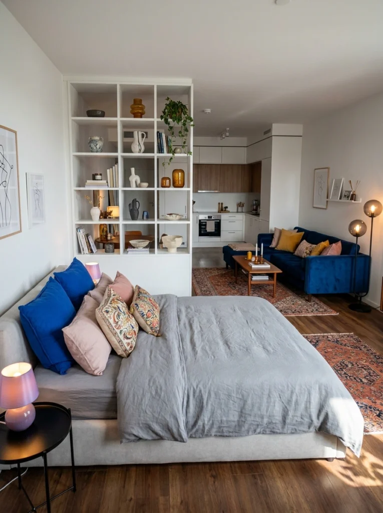 Studio Apartment Textiles & Soft Decor Ideas