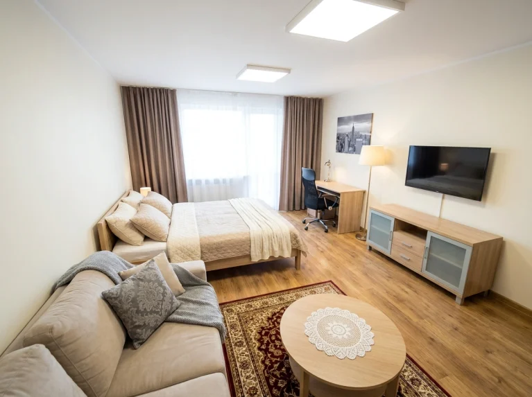 12 Beautiful Neutral Color Studio Apartment Ideas for Small Spaces