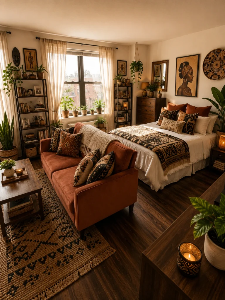  Afrohemian Studio Apartment Ideas
