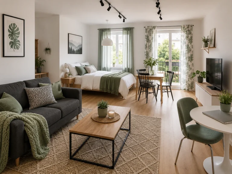 17 Earth-Tone Studio Apartment Ideas With a Relaxed Vibe