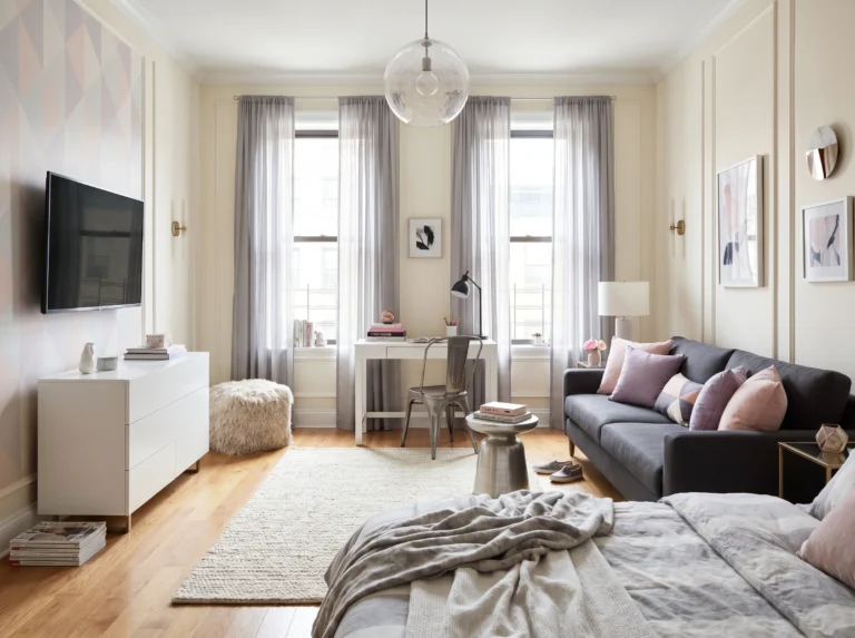 Studio Apartment Textiles & Soft Decor Ideas