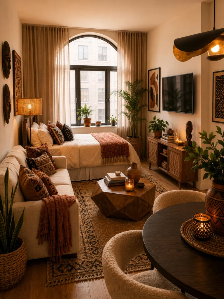  Afrohemian Studio Apartment Ideas
