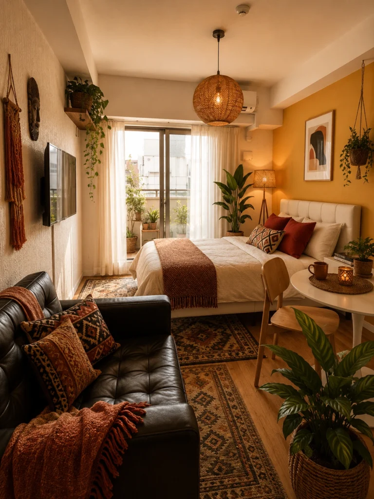  Afrohemian Studio Apartment Ideas