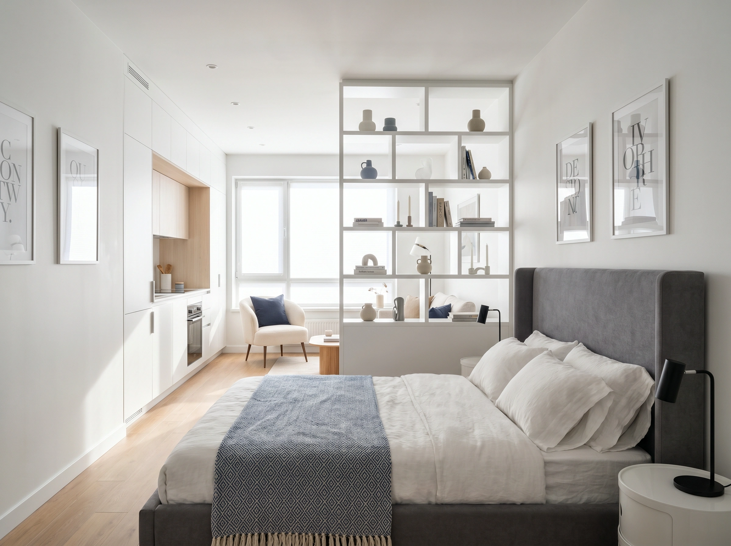 Tiny studio Apartment Layout Ideas