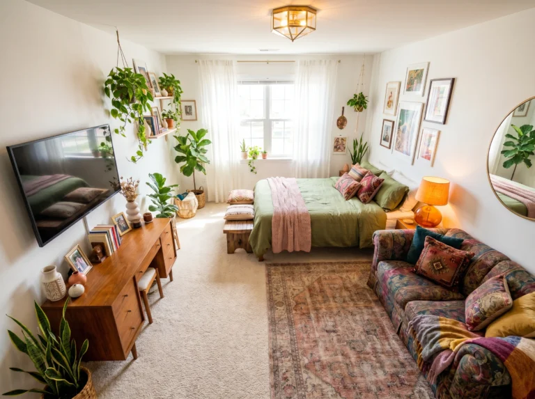 Afrohemian Studio Apartment Ideas