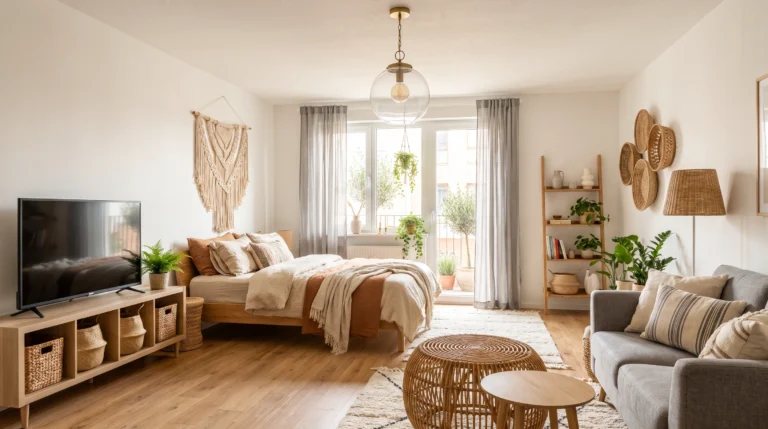 How To decorate A Boho studio apartment