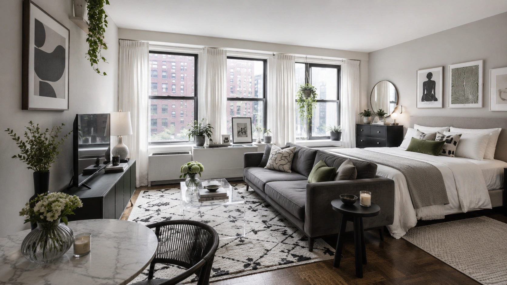 Feminine Studio Apartment