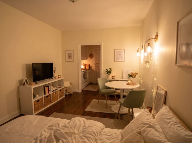 Studio Apartment Lighting