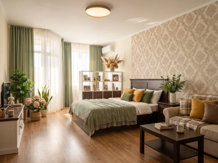 Studio Apartment Shelf Decor Ideas
