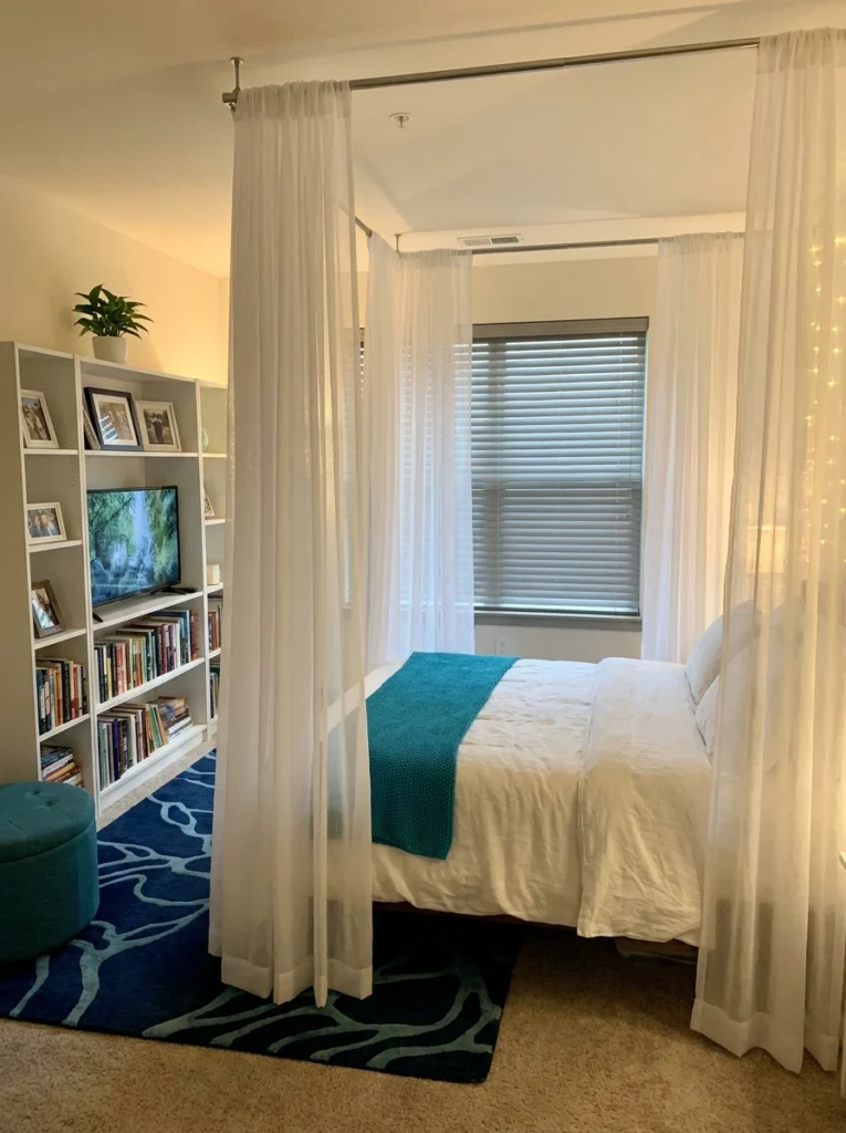Studio Apartment Divider Ideas That Are Perfect for Renters