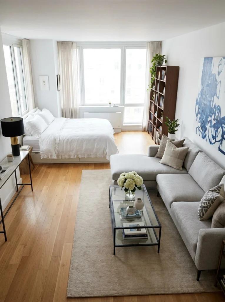 Studio Apartment Ideas for a Clean and Minimalist Look