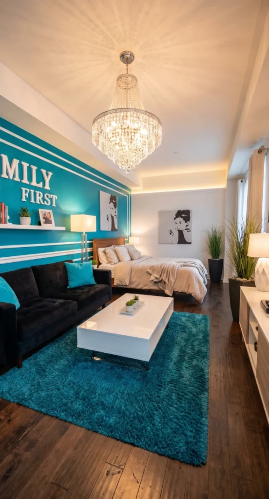 Studio Apartment Bedroom Wall Decor
