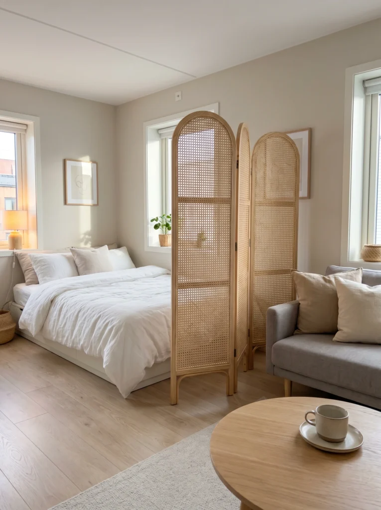 Folding Room Divider Ideas for Studio Apartments