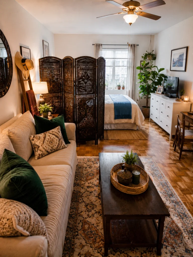 How Can I Separate My Bed in a Studio Apartment
