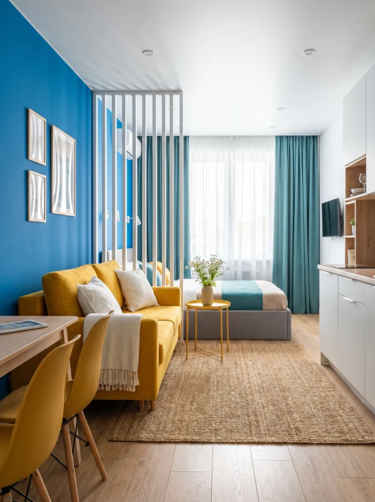 Studio Apartment Bedroom Divider Ideas 