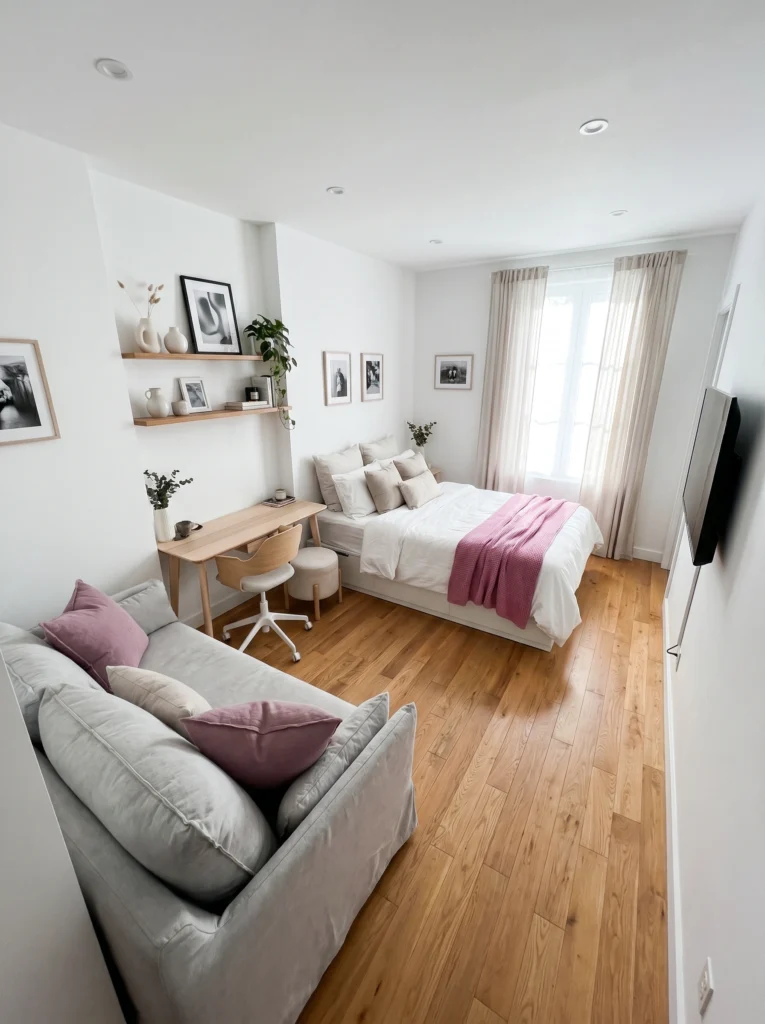 Studio Apartment Bedroom Wall Decor