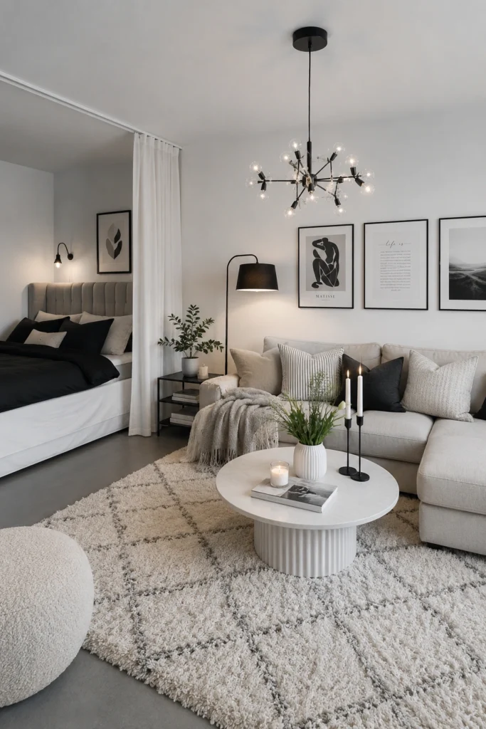 Mini Studio Apartment Minimalist Ideas 