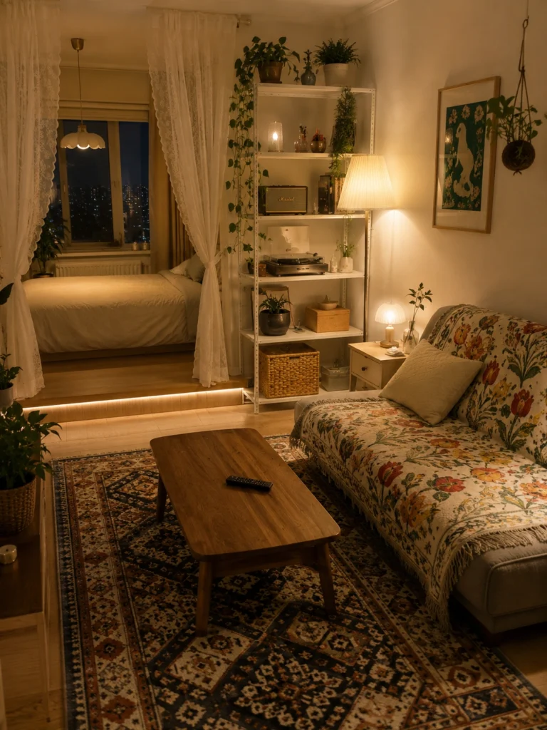 Studio Apartment Bedroom Lighting Ideas