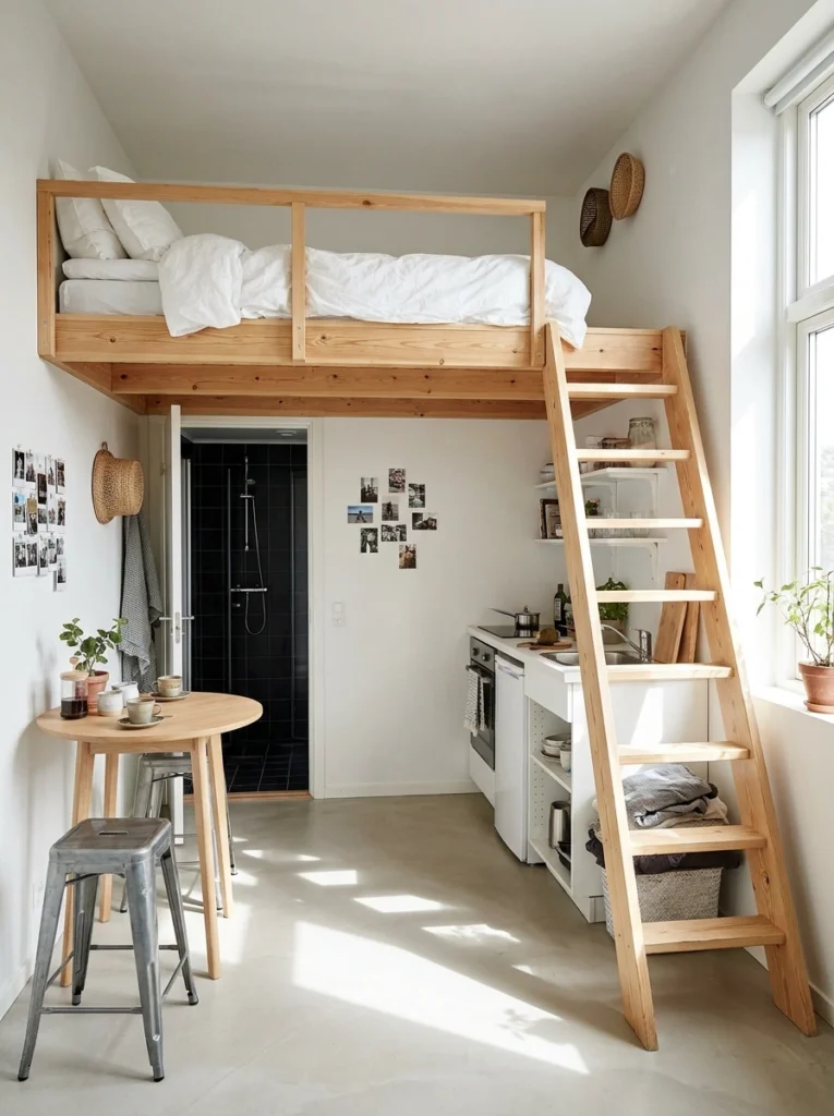 Genius Under-Loft Ideas for Studio Apartments