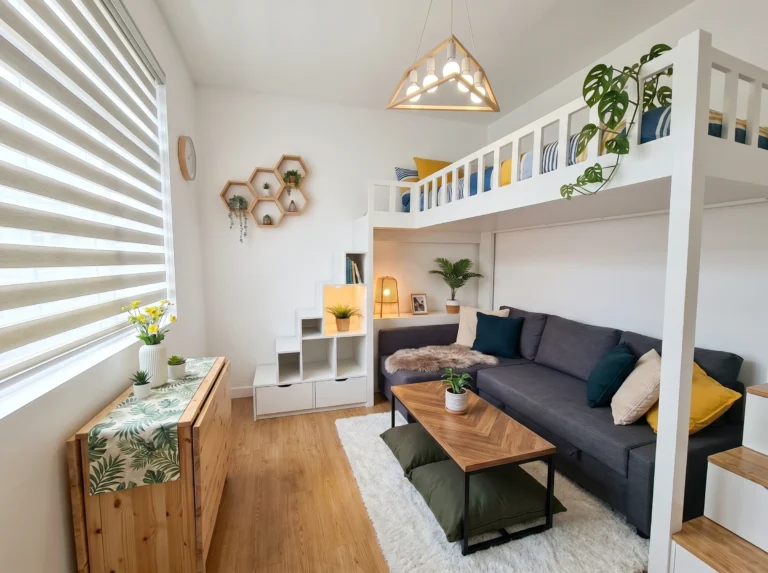 11 Genius Under-Loft Ideas for Studio Apartments