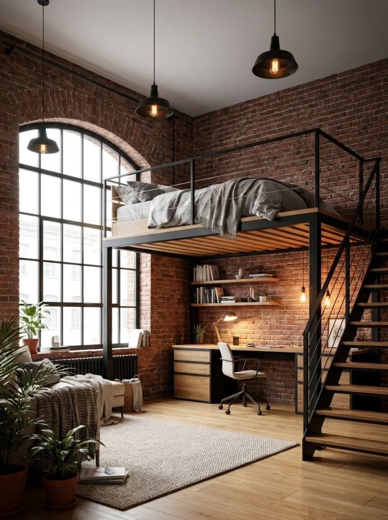 Genius Under-Loft Ideas for Studio Apartments