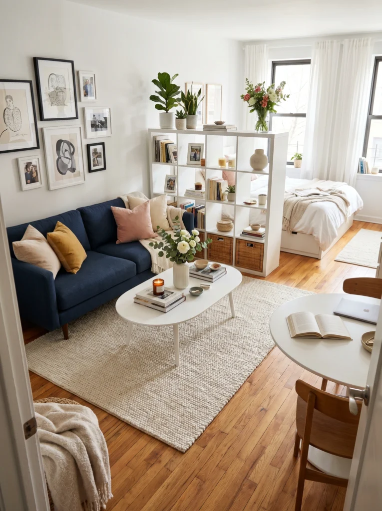Stylish Ways to Separate a Bedroom in a Studio Apartment