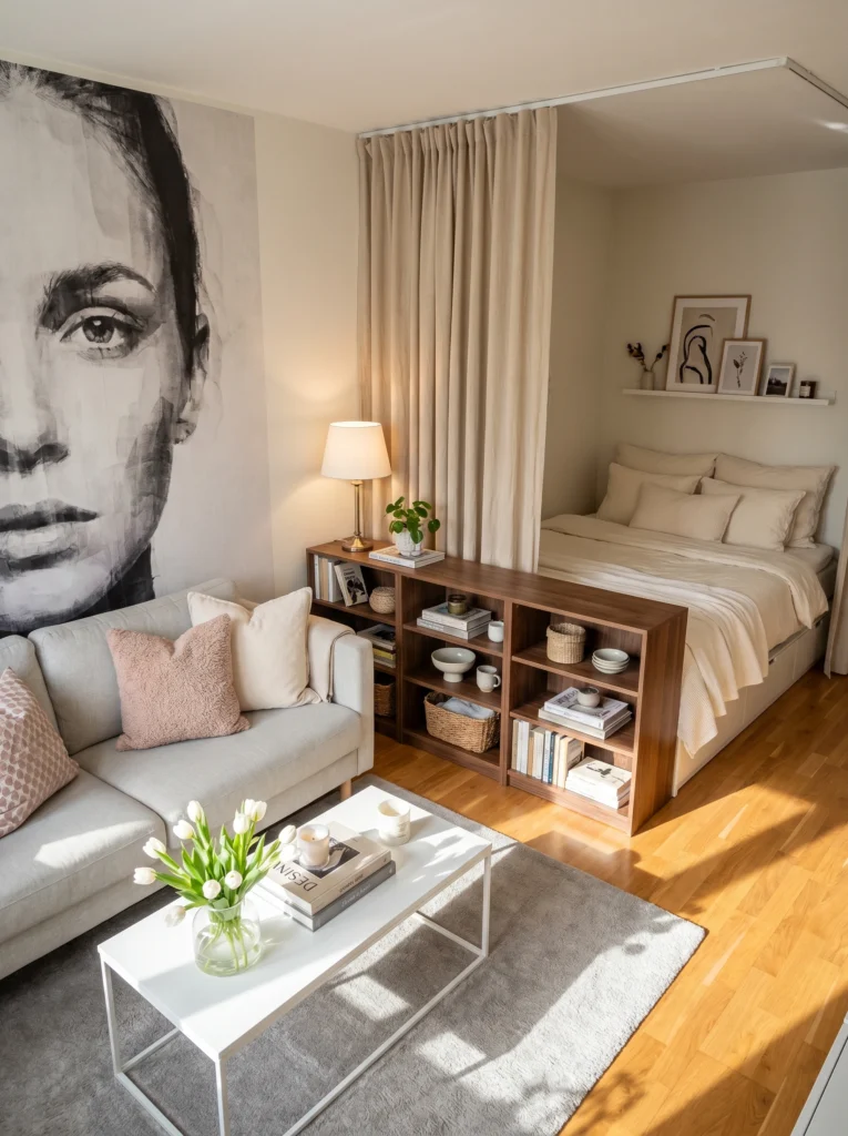 Studio Apartment Divider Ideas That Are Perfect for Renters