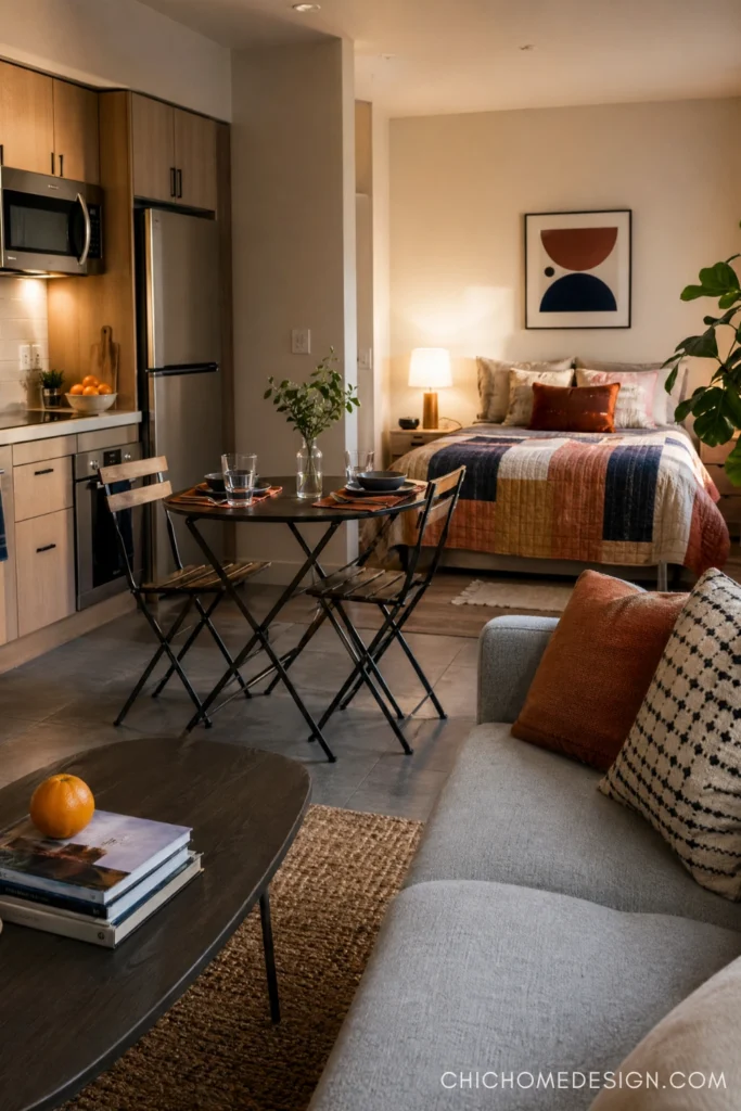 Mini Studio Apartment Dining Ideas
