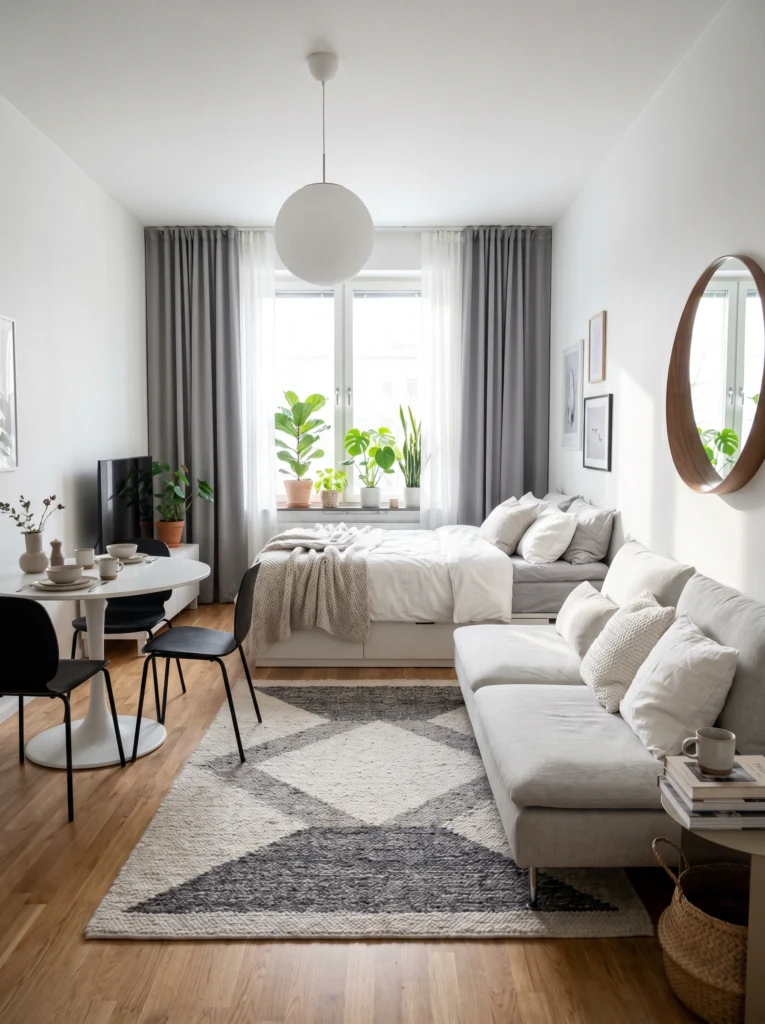 Mini Studio Apartment Rug Ideas