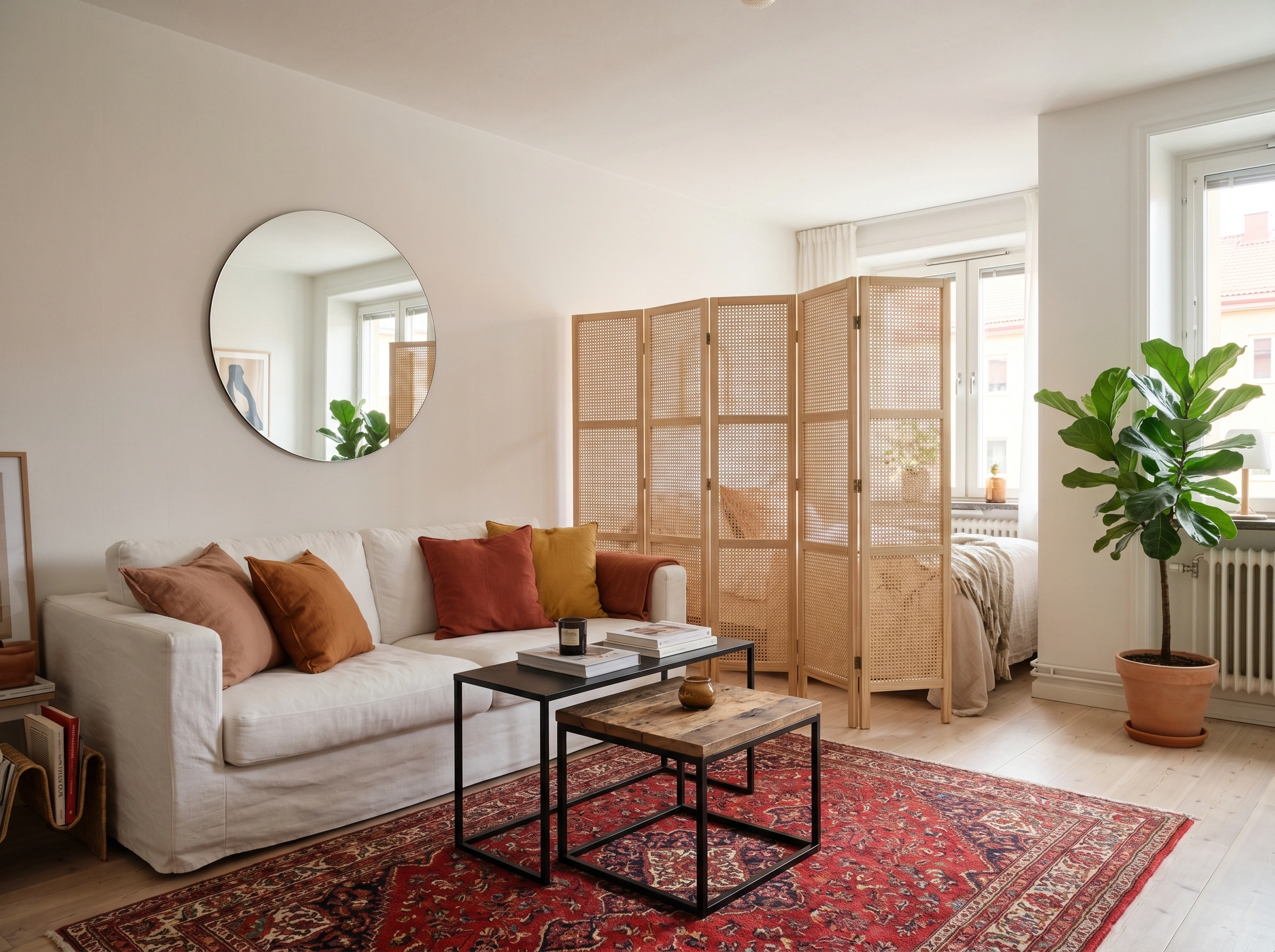 Folding Room Divider Ideas for Studio Apartments