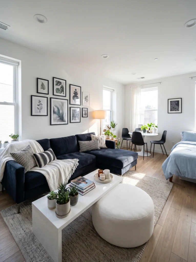 Mini Studio Apartment Modern Decor Ideas