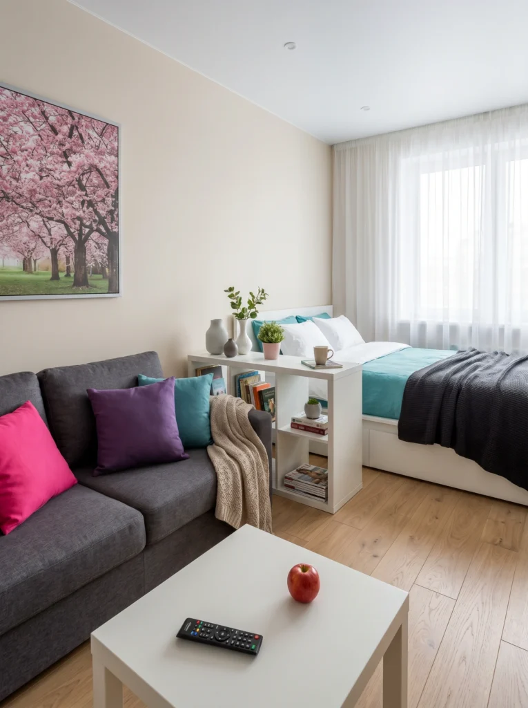 Studio Apartment Bedroom Wall Decor