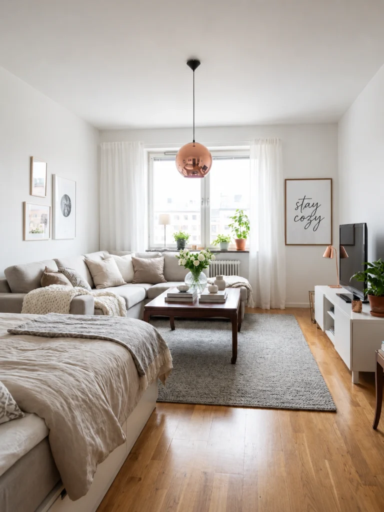 Studio Apartment Ideas for a Clean and Minimalist Look