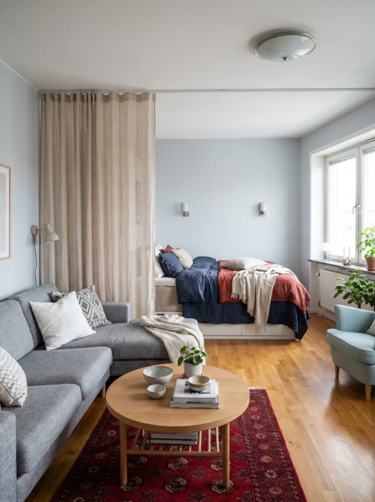 Mini Studio Apartment Rug Ideas