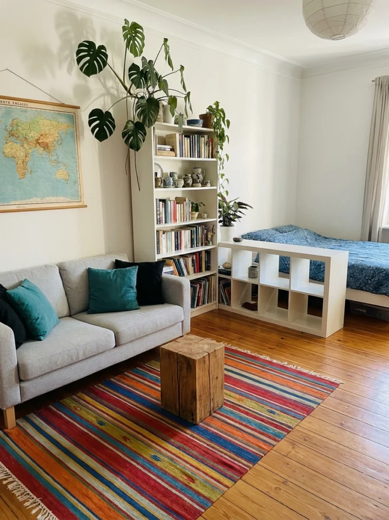 17 Smart Room Dividers with Storage for Studio Apartments