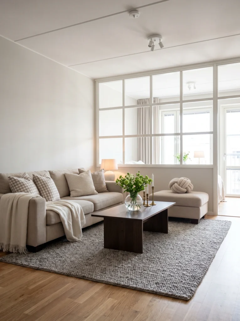 Studio Apartment Glass Divider Ideas