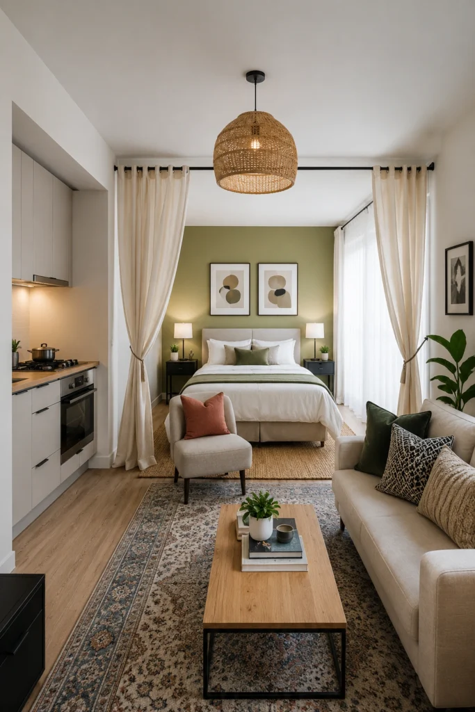 Studio Apartment Bedroom Privacy Ideas