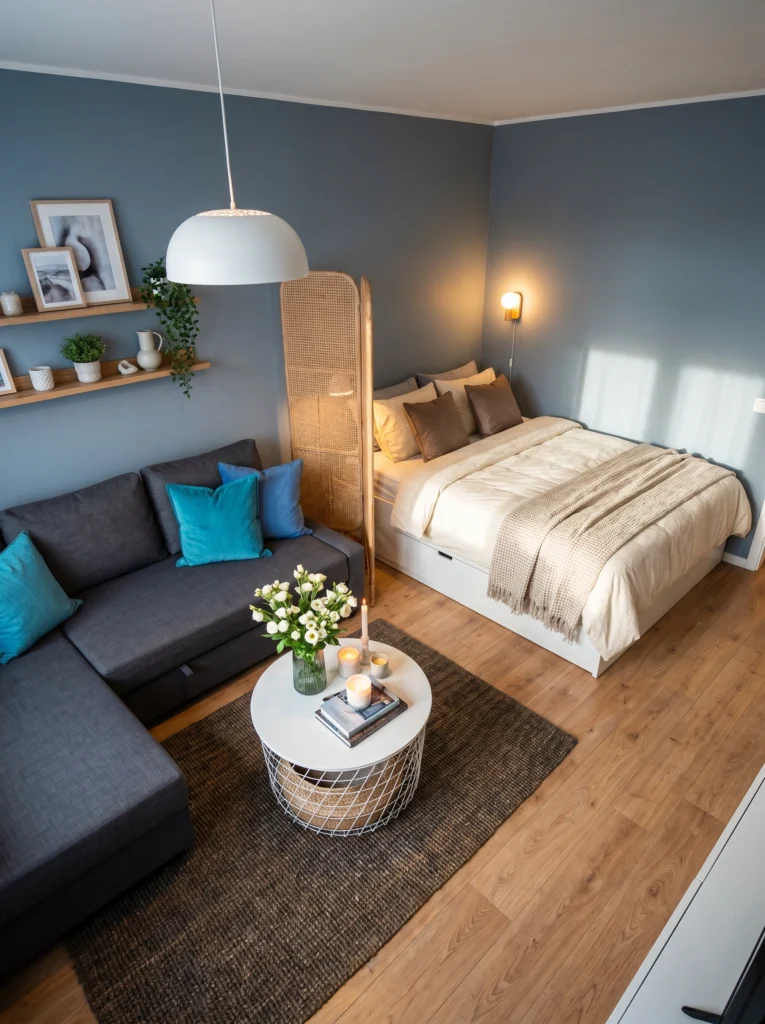 Studio Apartment Bedroom Divider Ideas 