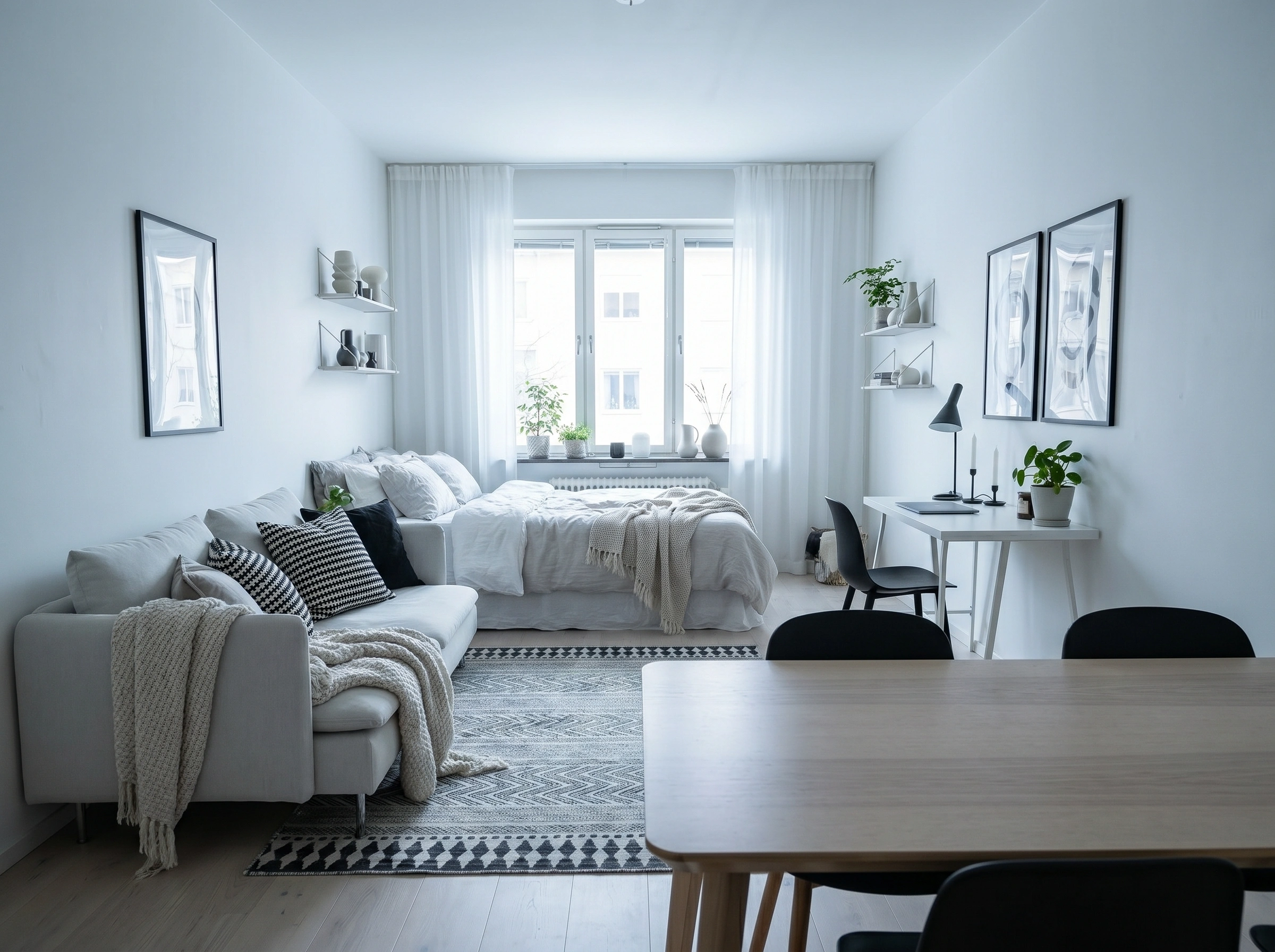 15 Studio Apartment Walls That Do More Than Just Look Pretty