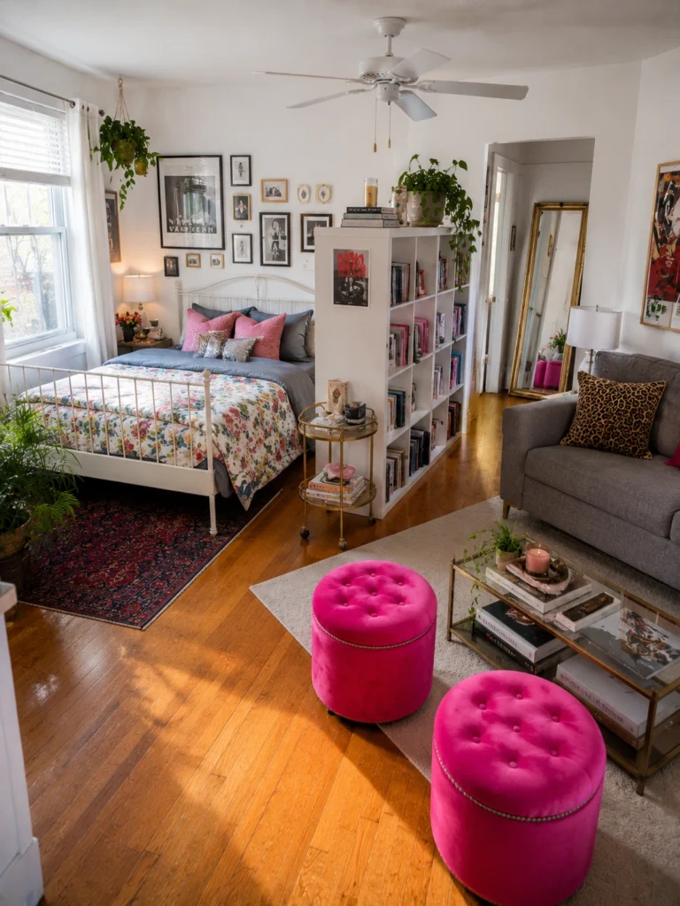 17 Smart Room Dividers with Storage for Studio Apartments