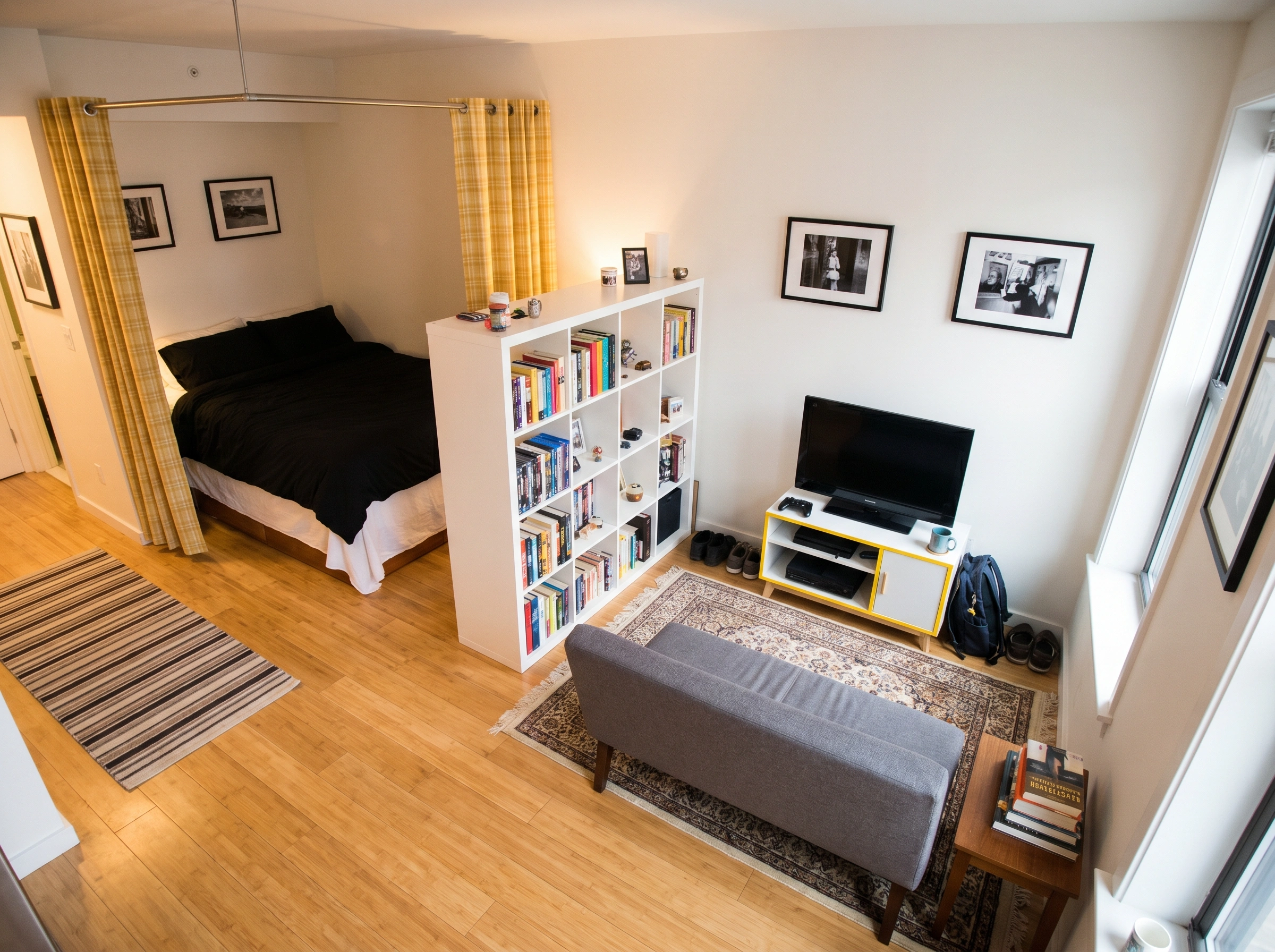 16 Mini Studio Apartment Curtain Ideas