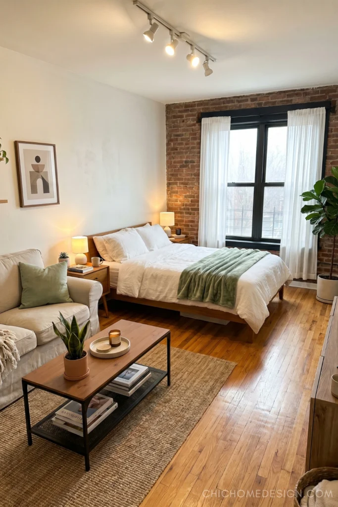 Mini Studio Apartment Curtain Ideas