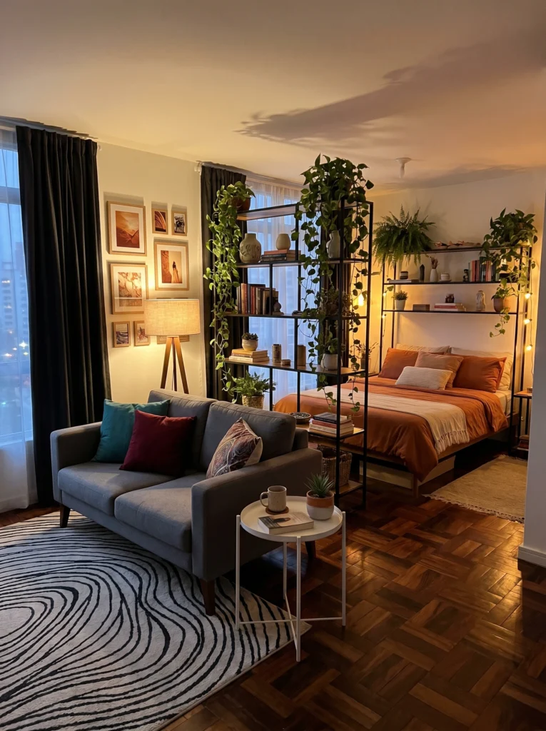 Stylish Ways to Separate a Bedroom in a Studio Apartment