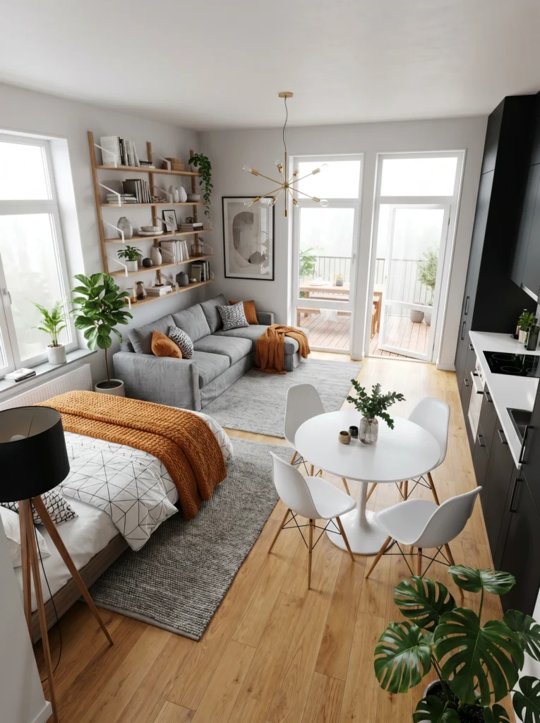 Mini Studio Apartment Dining Ideas