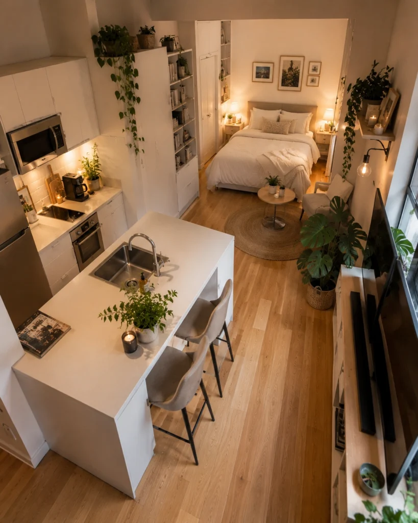 Mini Studio Apartment Plant Ideas