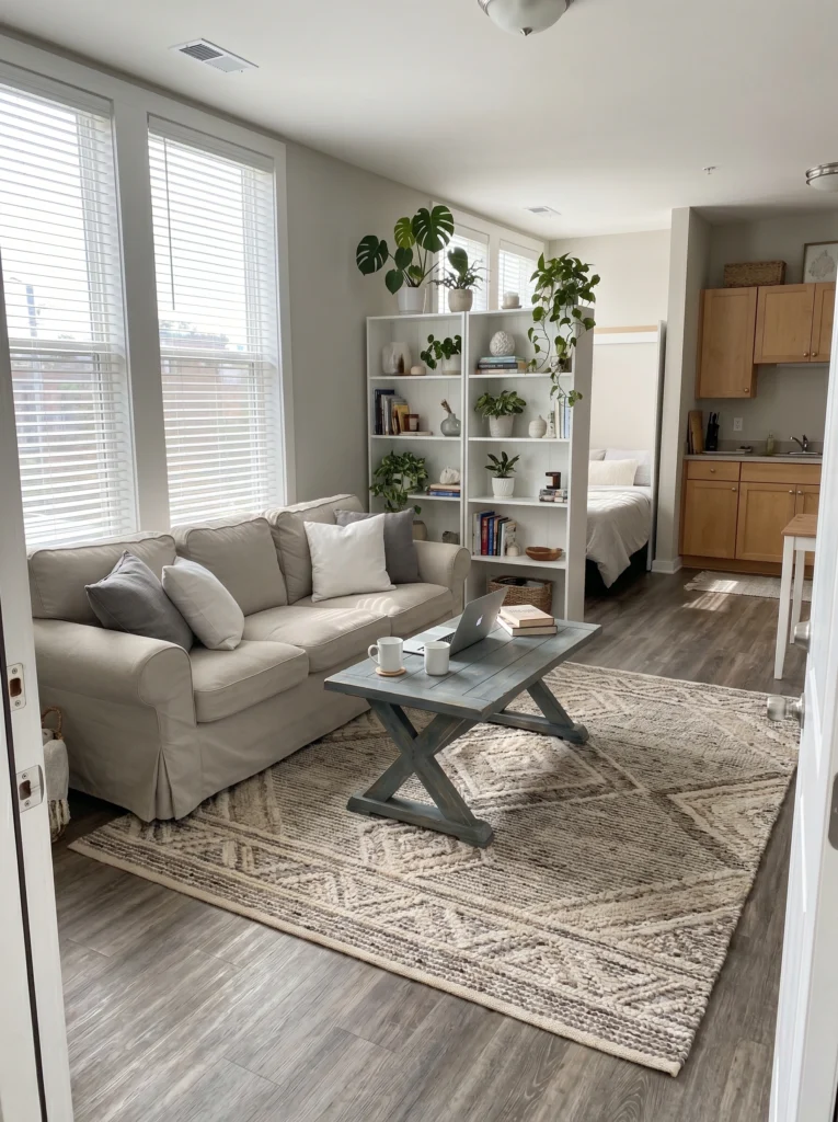 Mini Studio Apartment Rug Ideas