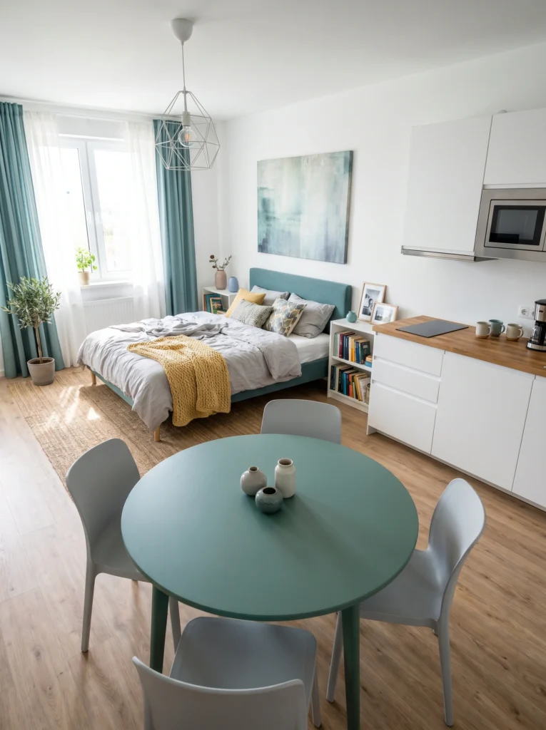 Mini Studio Apartment Dining Ideas