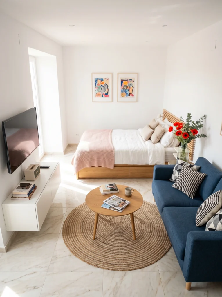 Studio Apartment Ideas for a Clean and Minimalist Look