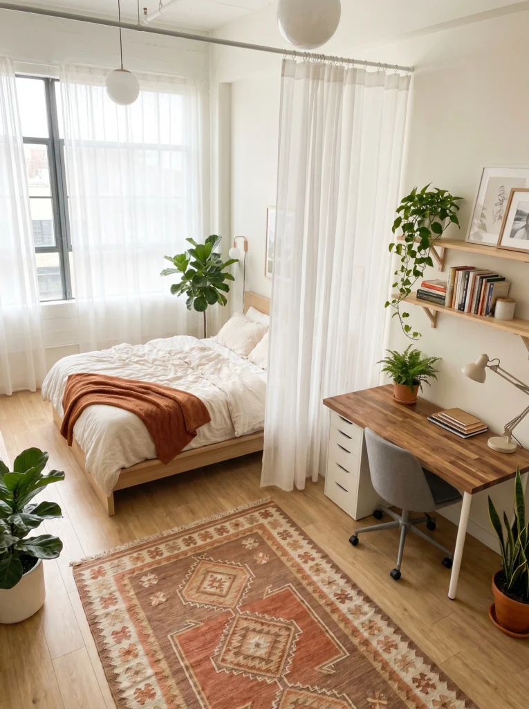 Mini Studio Apartment Rug Ideas