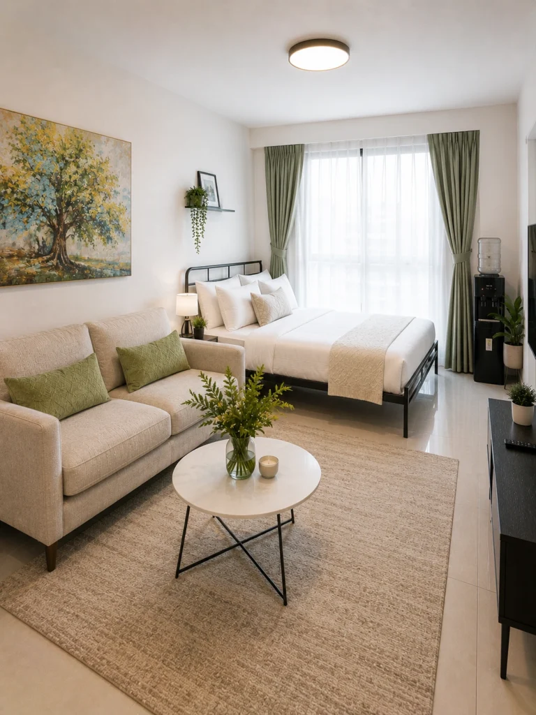 Studio Apartment Bedroom Wall Decor